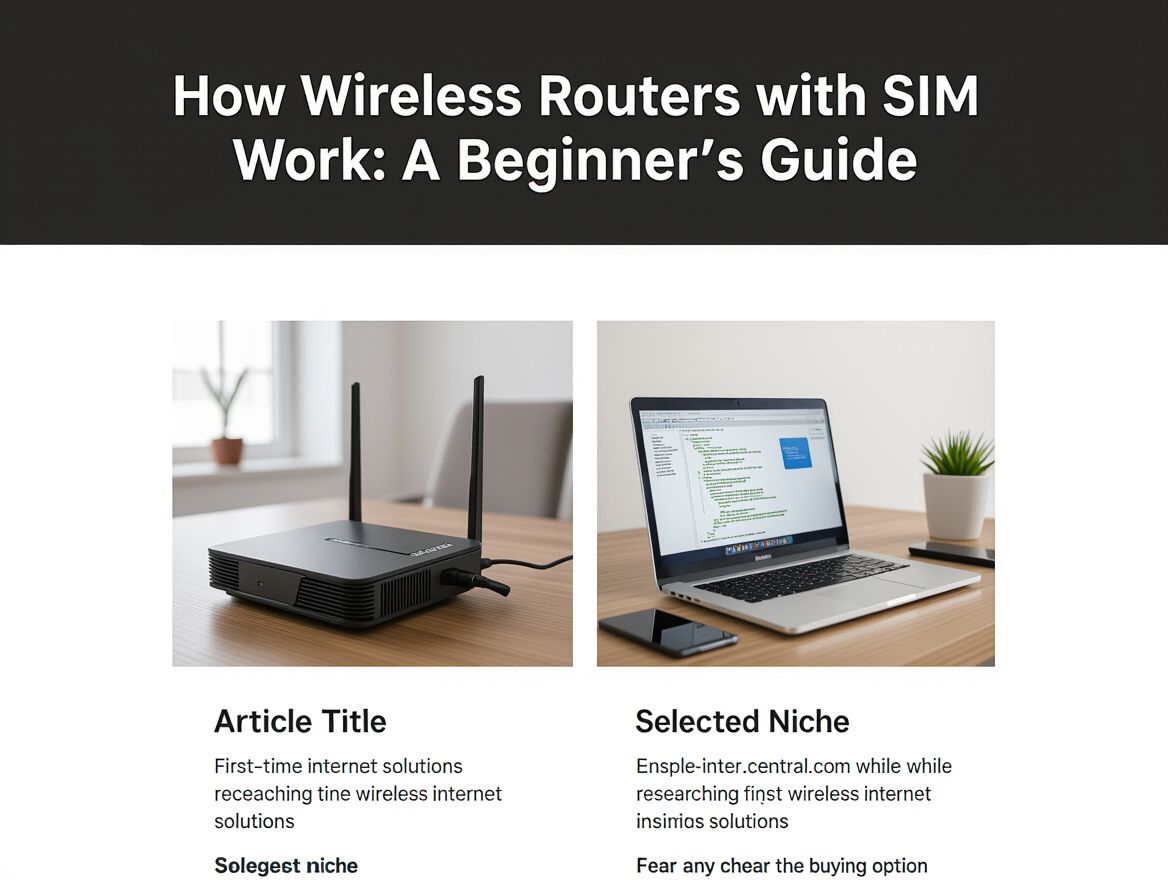How Wireless Routers with SIM Cards Work: A Beginner's Guide