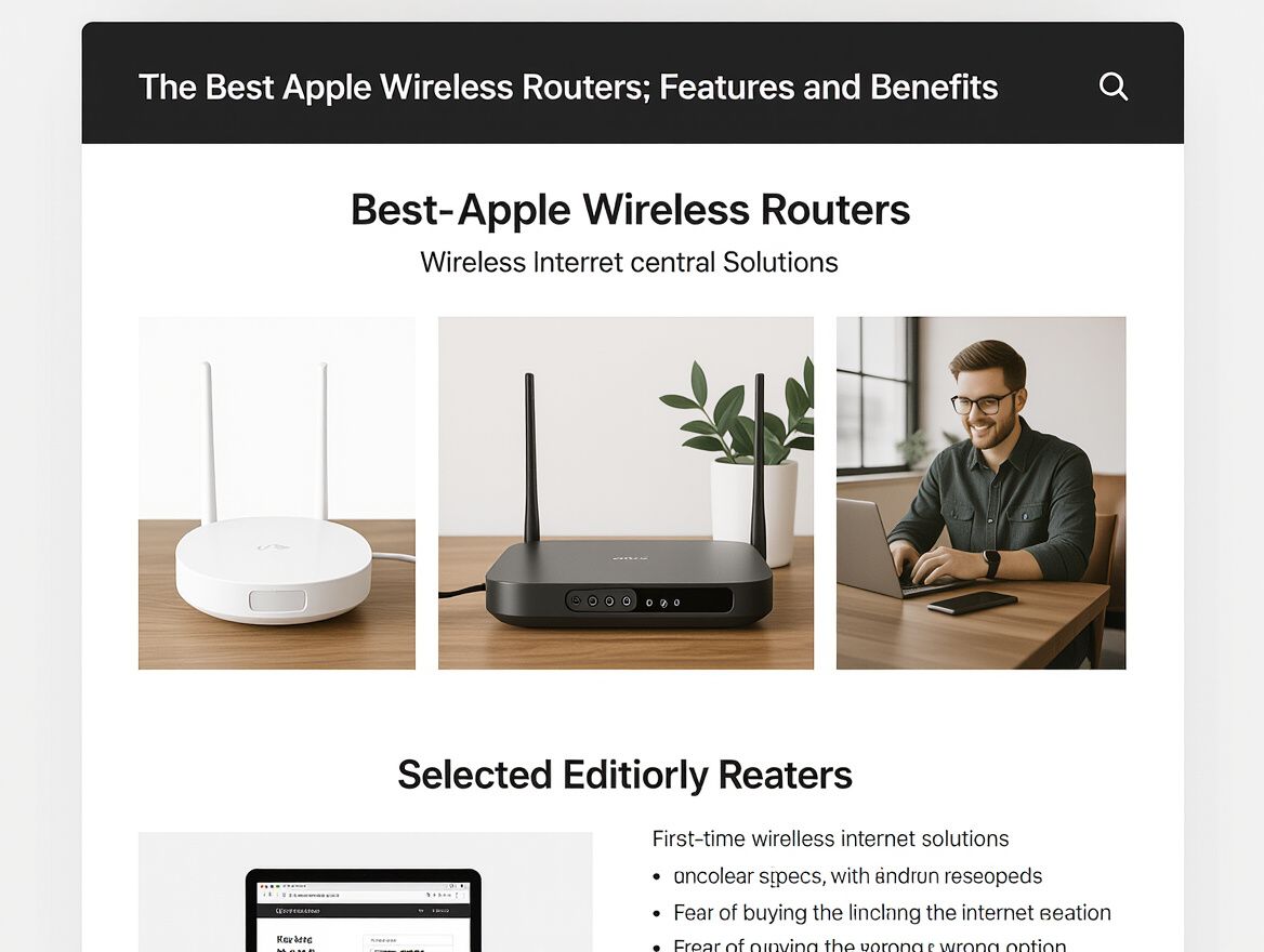 The Best Apple Wireless Routers: Features and Benefits
